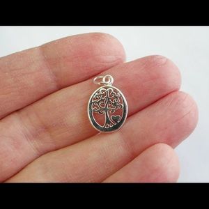Sterling Silver tree of life charm NO chain Made in USA